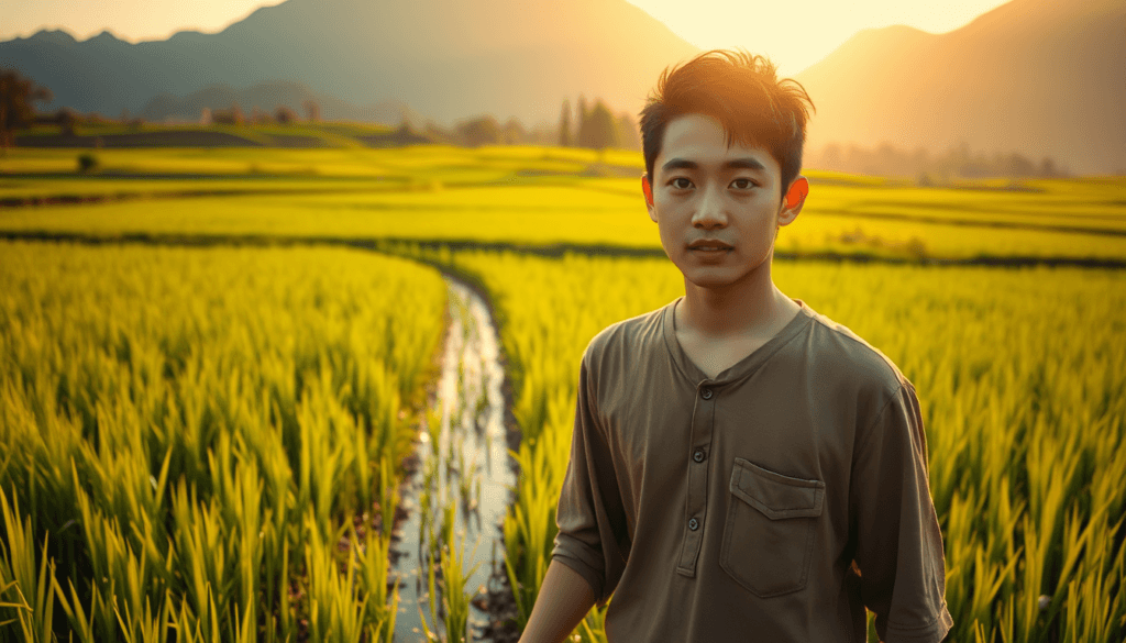 arti mimpi berjalan di tengah sawah