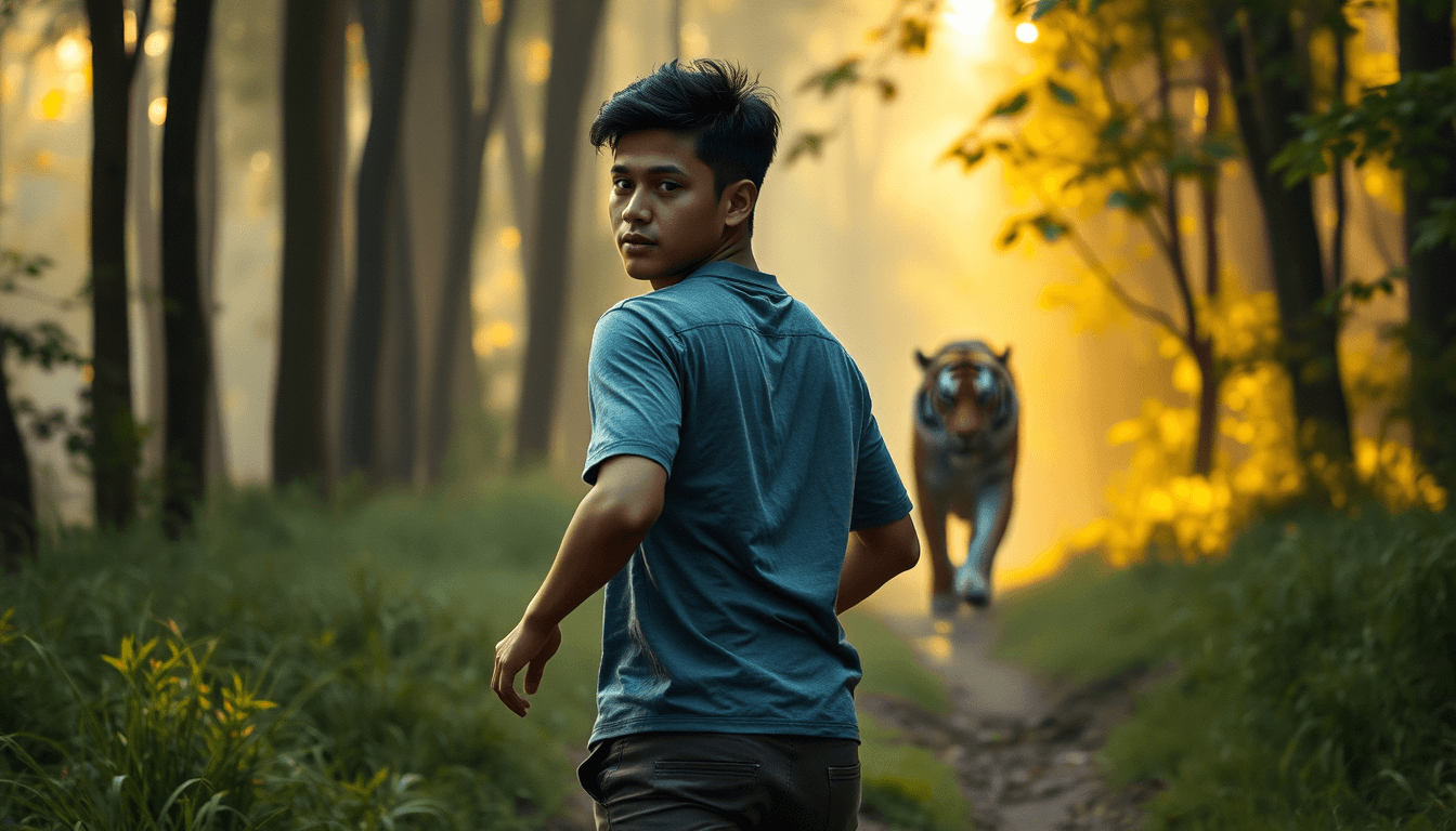 arti mimpi dikejar harimau tapi selamat