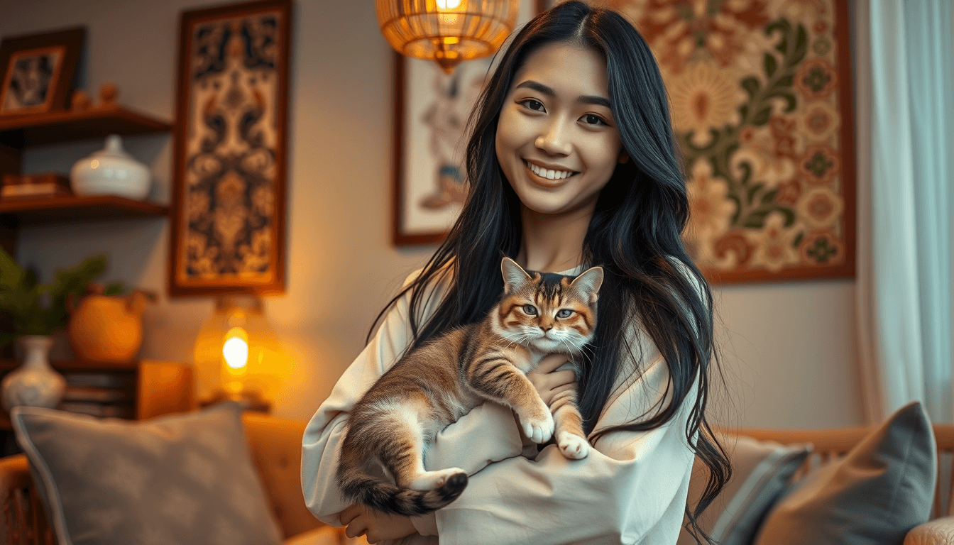 arti mimpi menggendong kucing