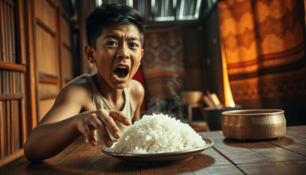 arti mimpi orang minta makan nasi